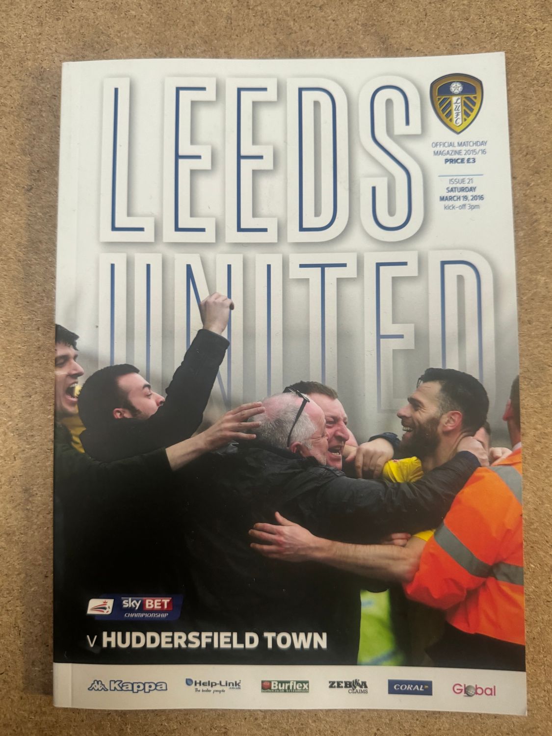 Leeds United v Huddersfield Town  - 19/3/16