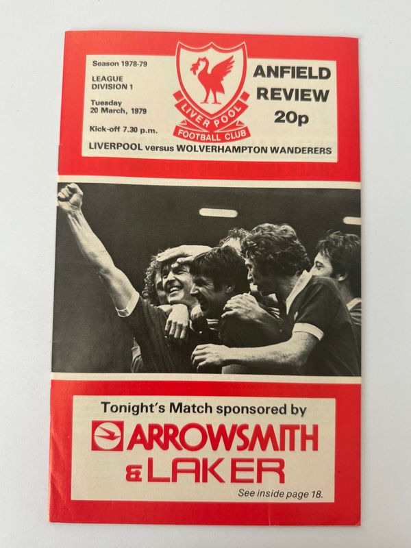 Liverpool v Wolves - 20/3/79