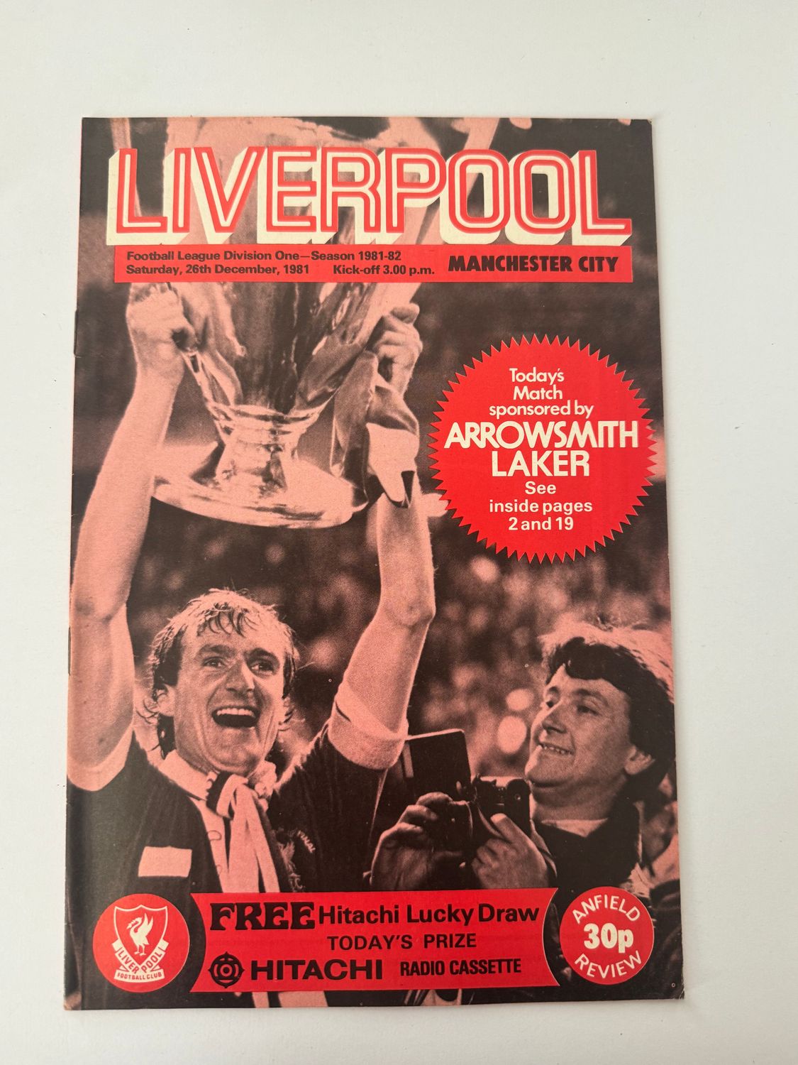 Liverpool v Manchester City - 26/12/81