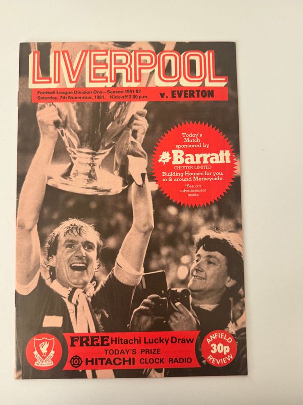Liverpool v Everton - 7/11/81