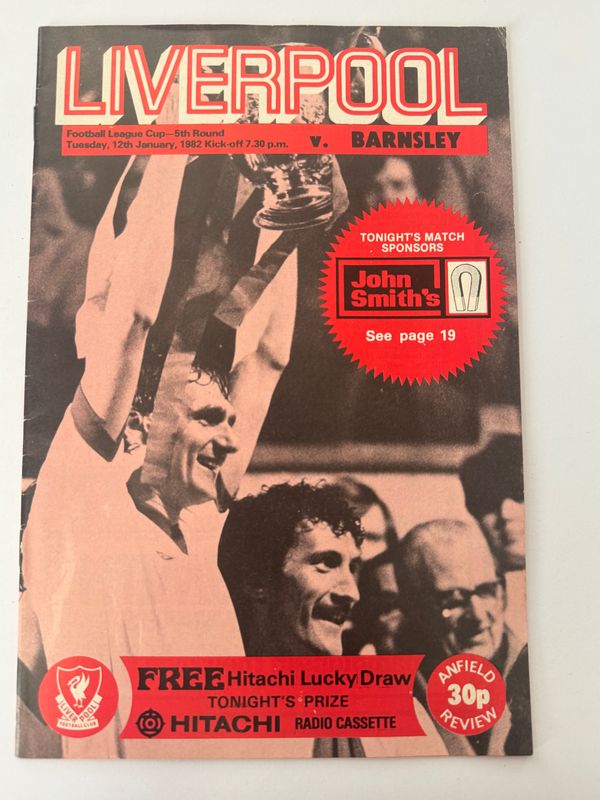 Liverpool v Barnsley - 12/1/82
