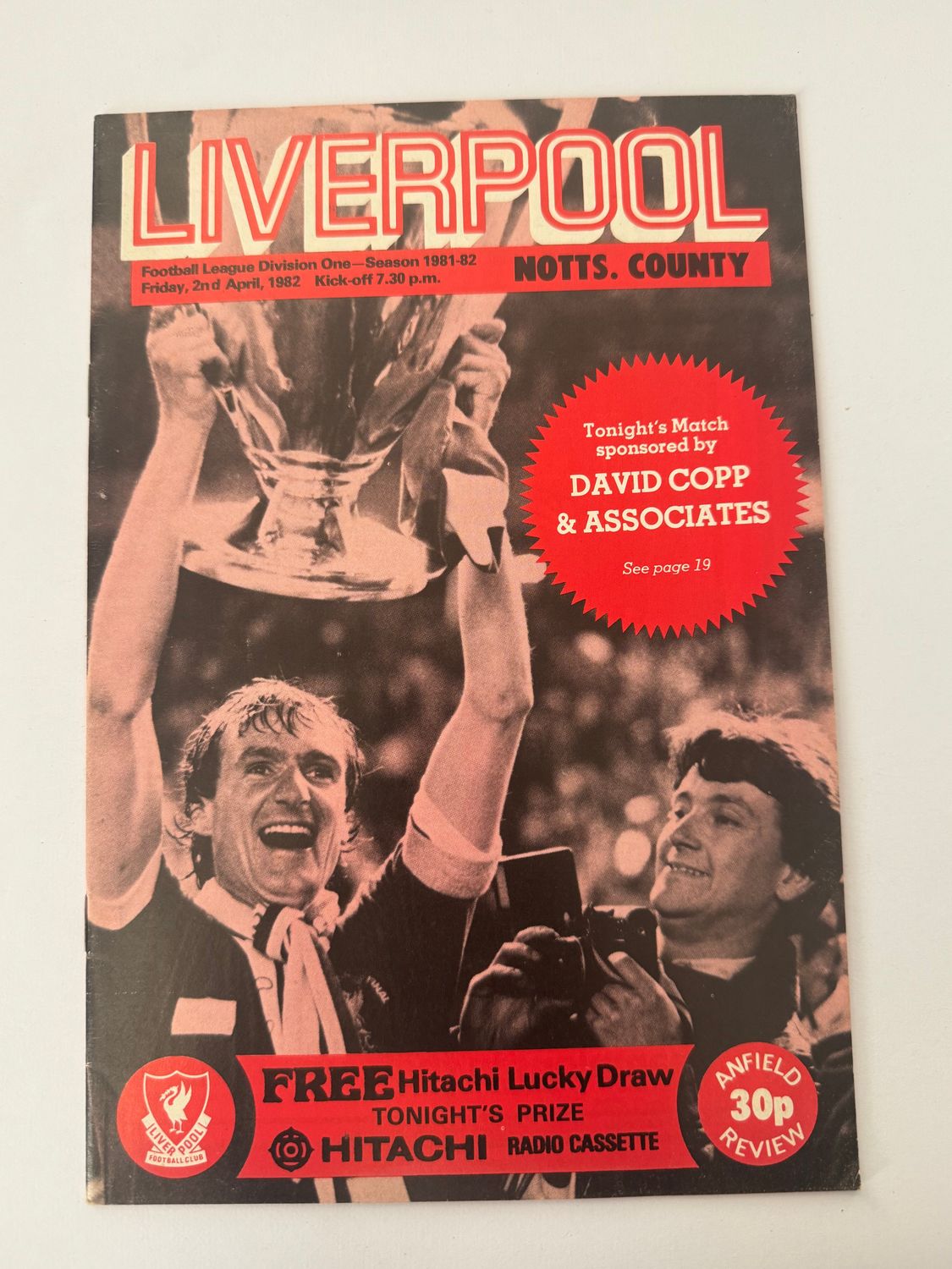 Liverpool v Notts County - 2/4/82