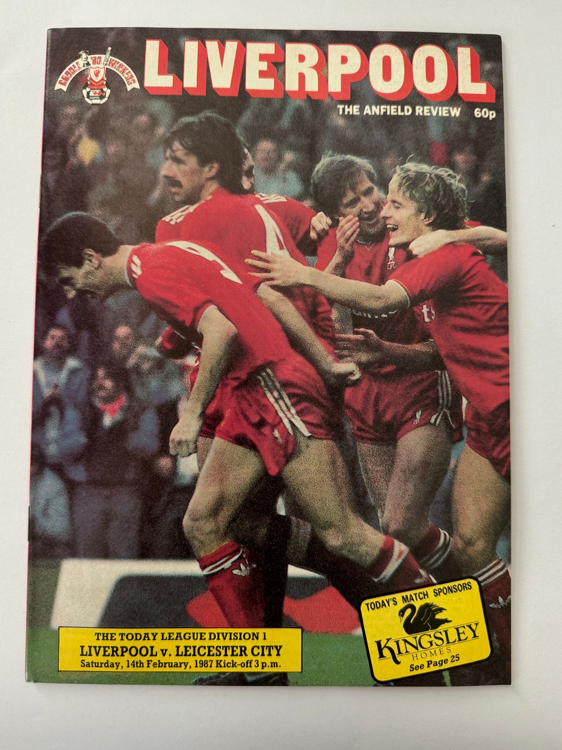 Liverpool v Leicester City - 14/2/87
