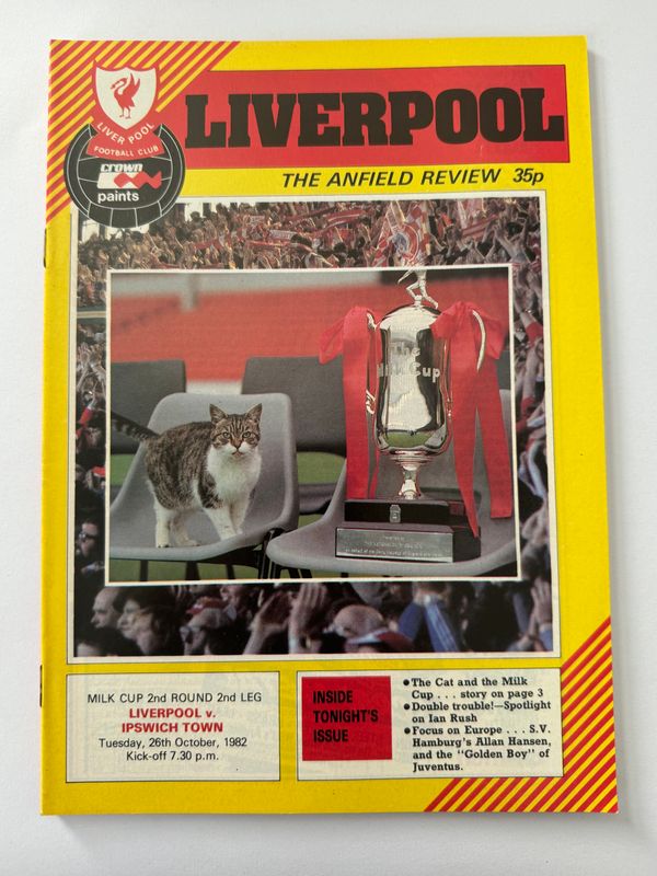 Liverpool v Ipswich Town - 26/10/82