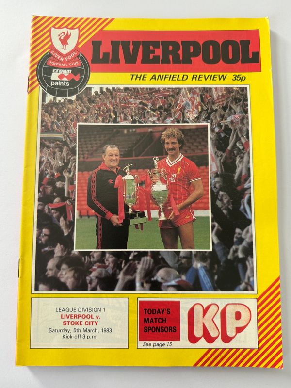Liverpool v Stoke City - 5/3/83