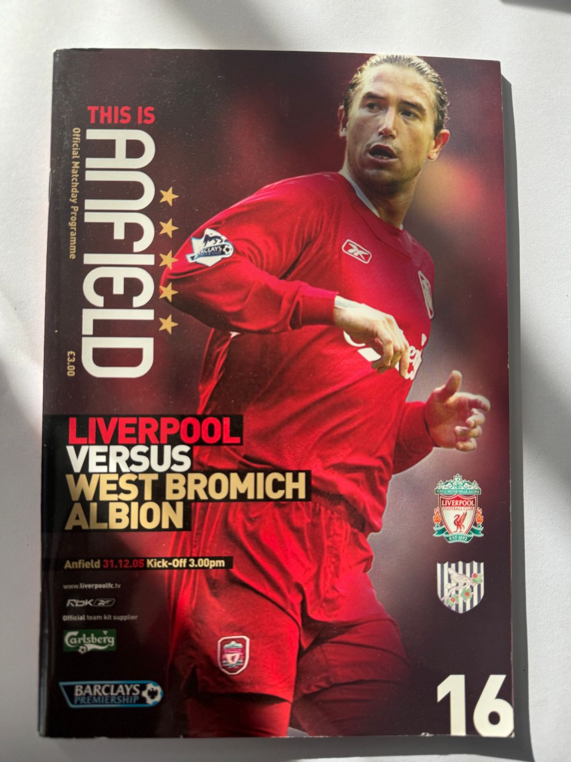 Liverpool v WBA - 31/12/05