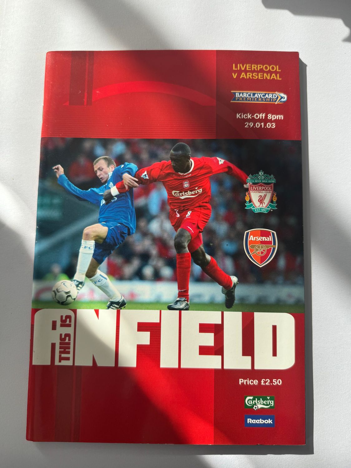 Liverpool v Arsenal - 29/1/03
