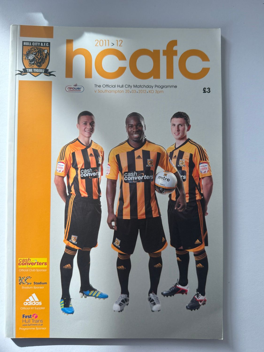 Hull City v Southampton - 20/3/12