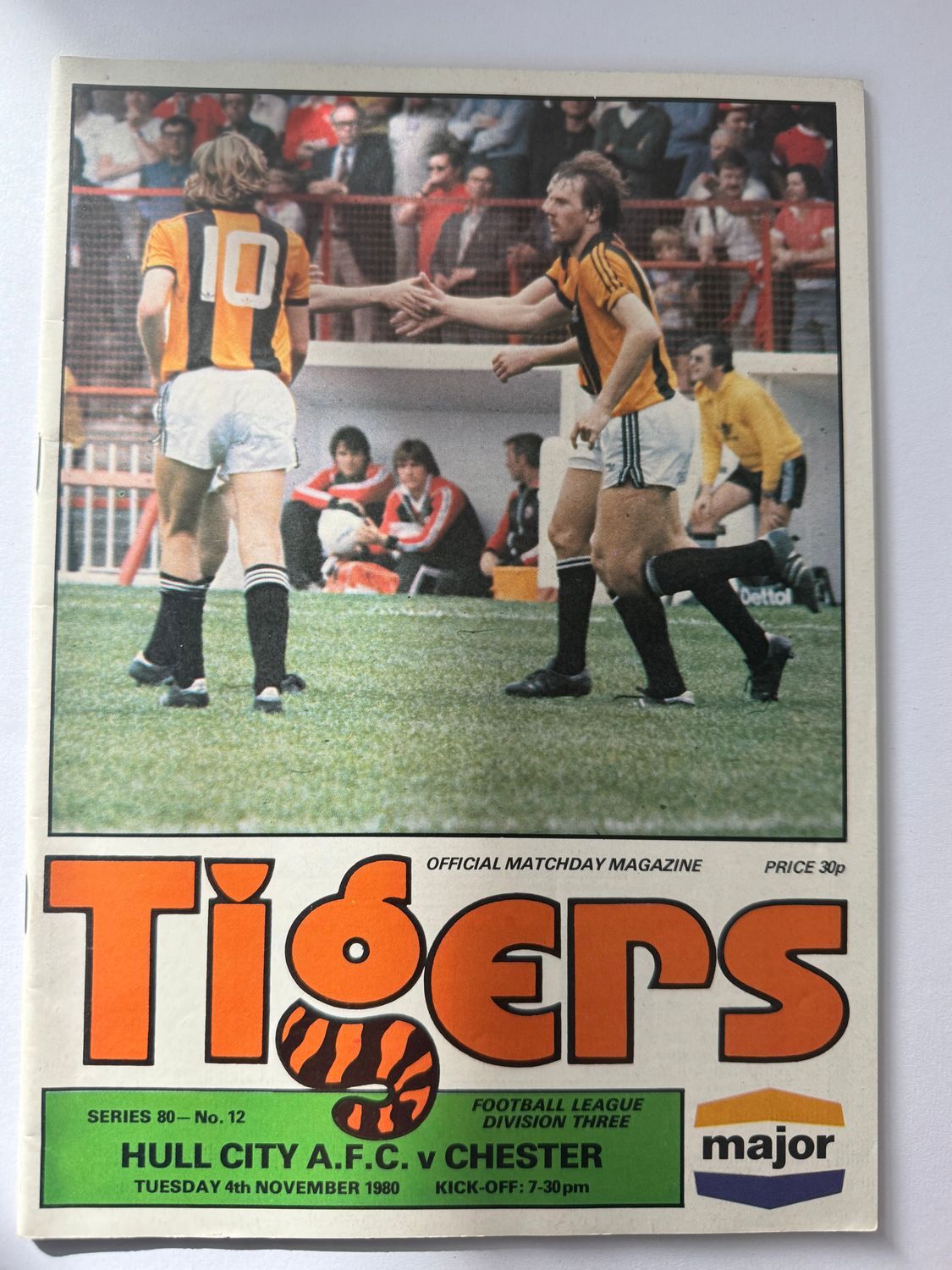 Hull City v Chester City- 4/11/80