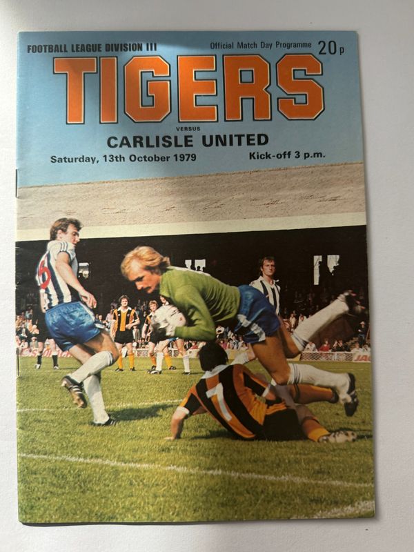Hull City v Carlisle United - 13/10/79