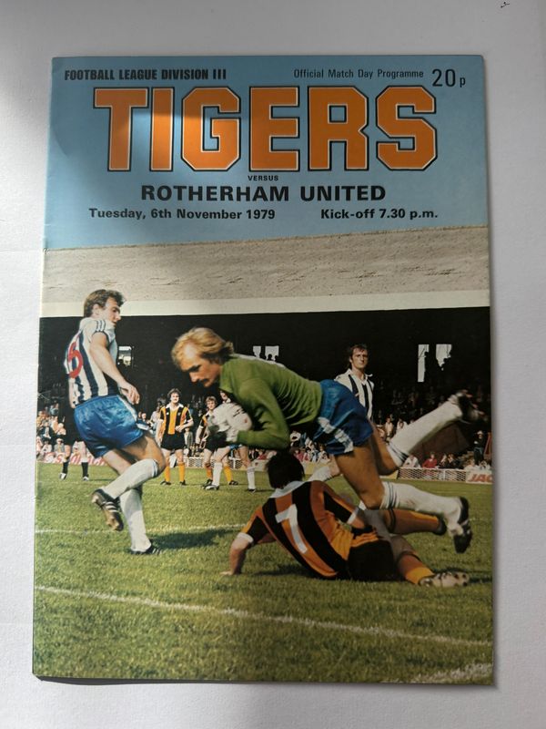 Hull City v Rotherham United - 6/11/79