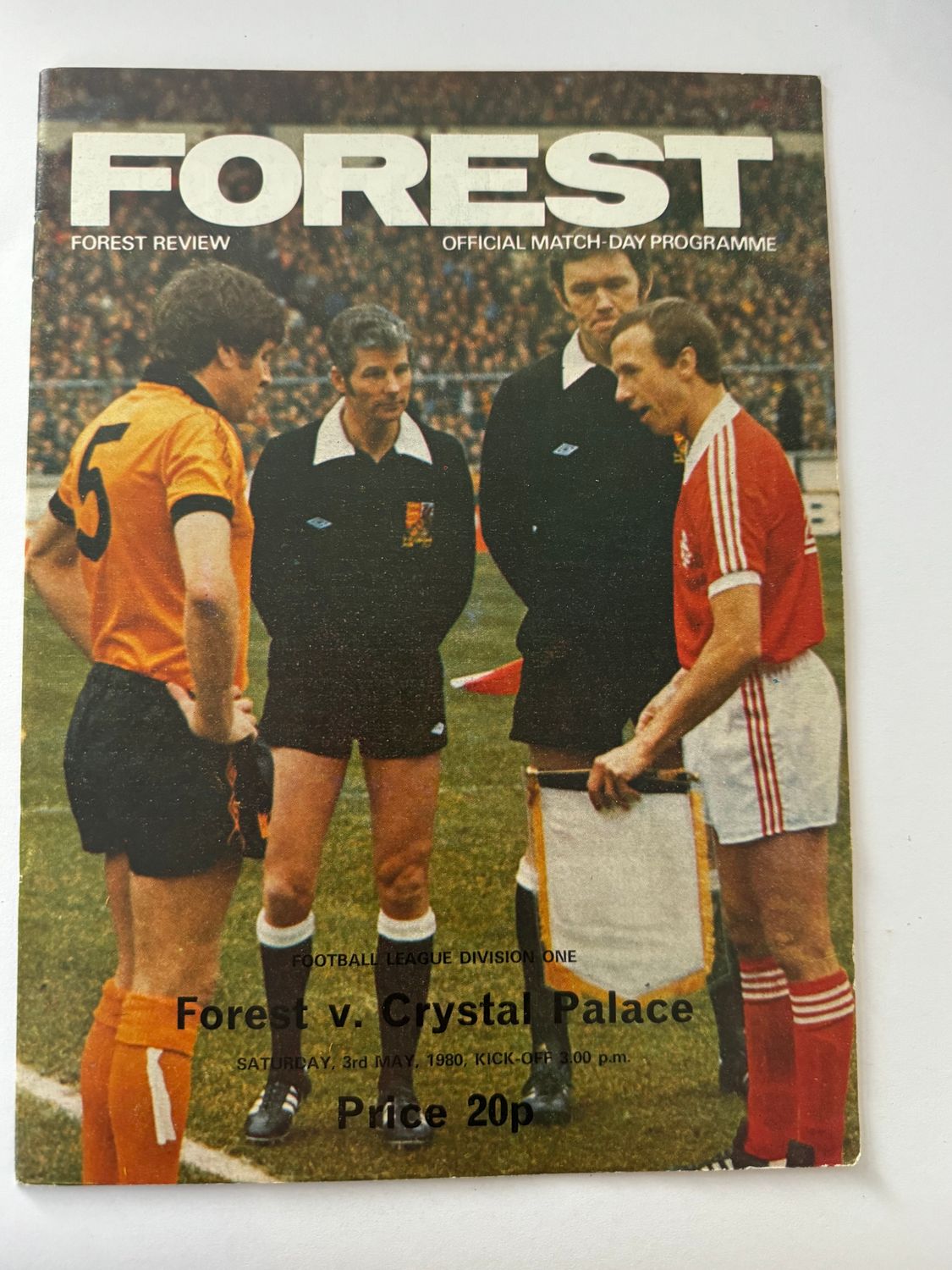 Nottingham Forest v Crystal Palace - 3/5/80