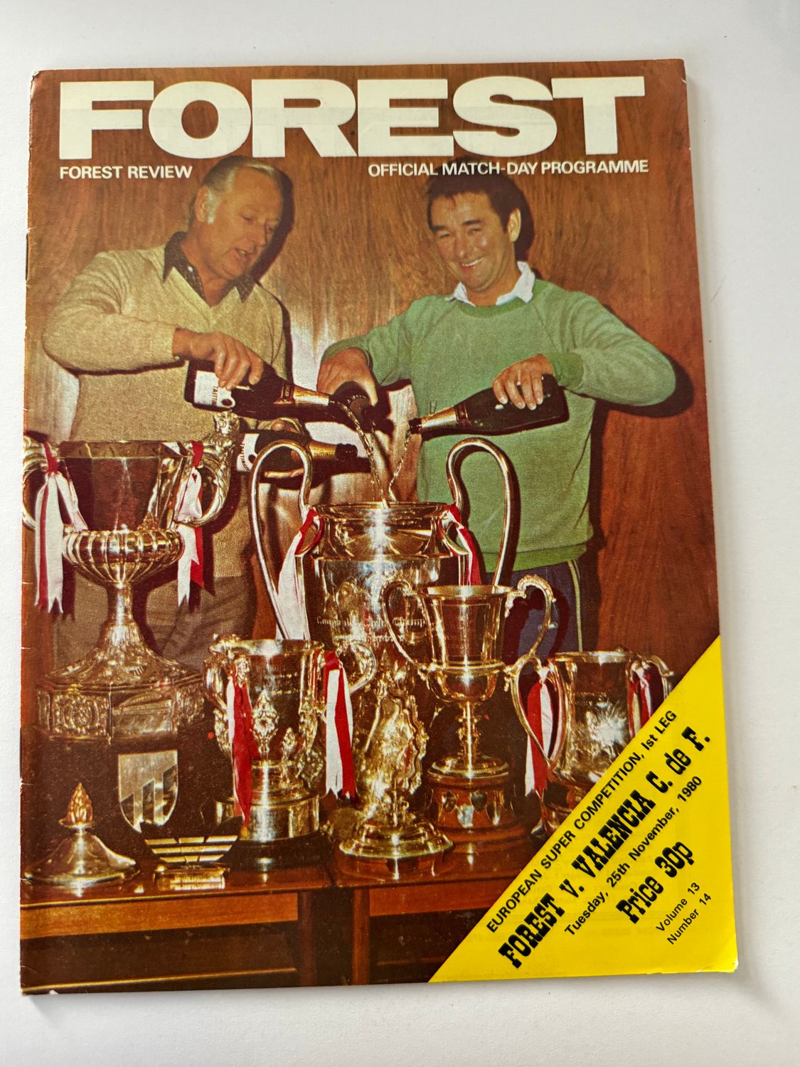 Nottingham Forest v Valencia - 25/11/80