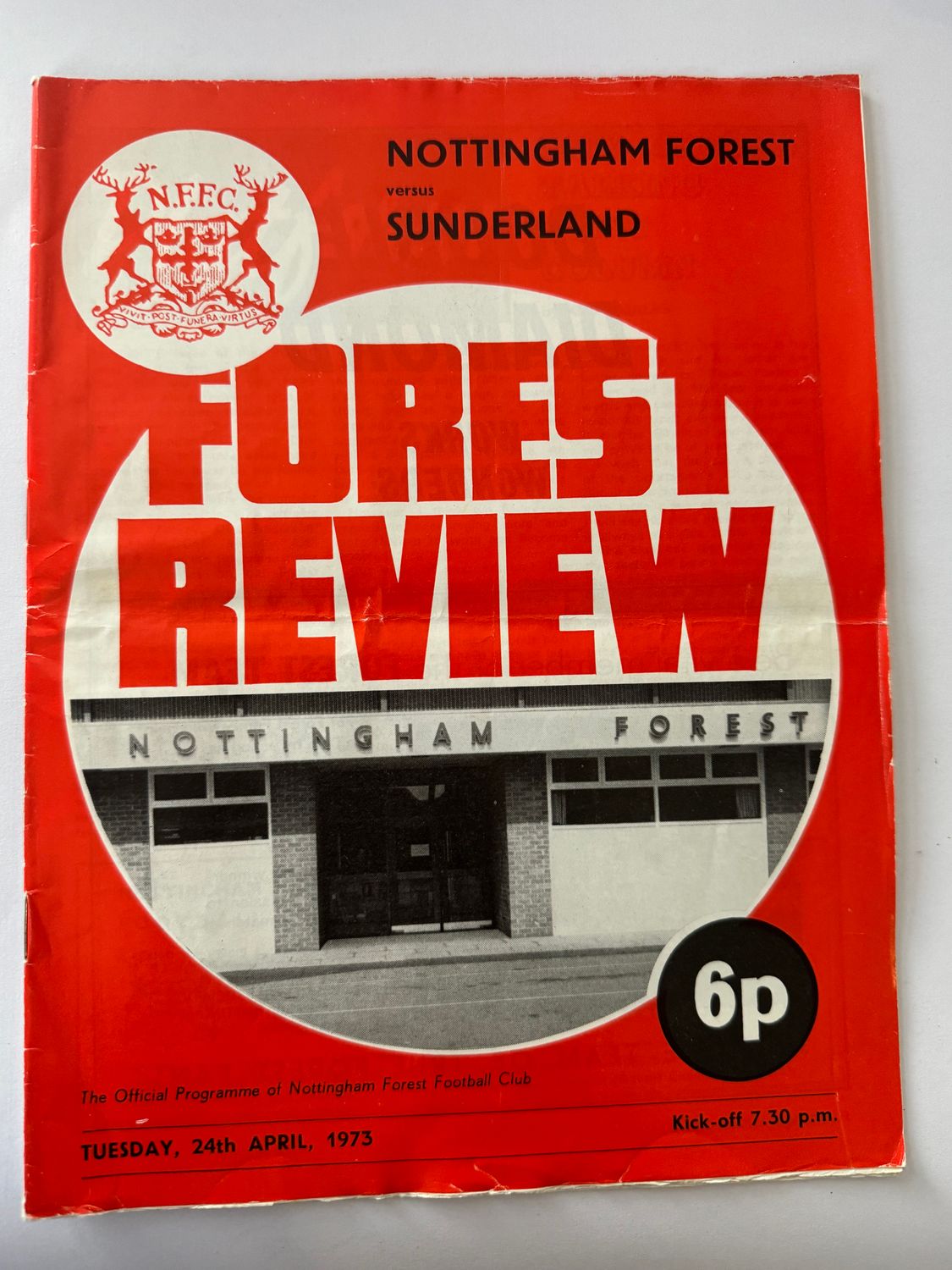 Nottingham Forest v Sunderland - 24/4/73