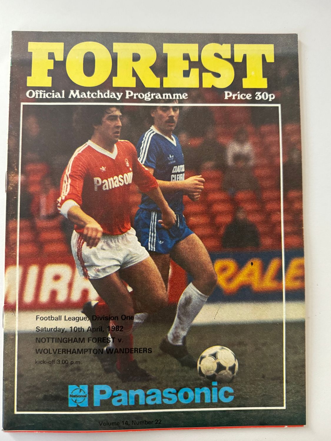 Nottingham Forest v Wolves - 10/4/82
