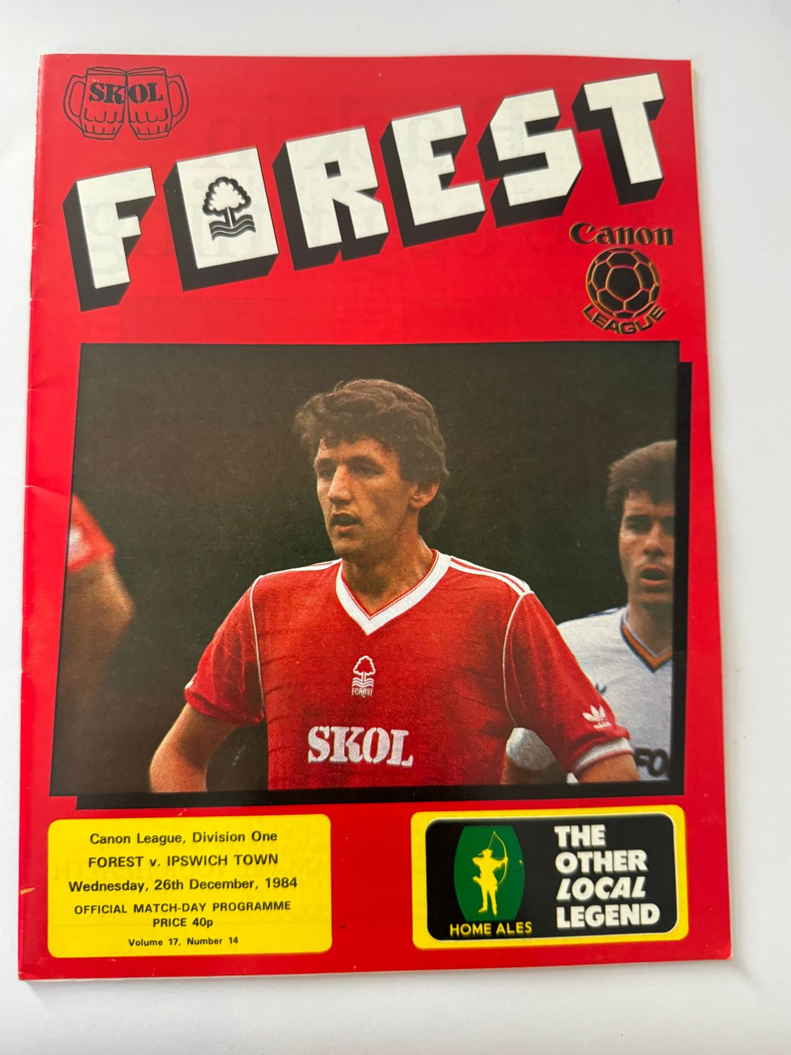 Nottingham Forest v Ipswich Town - 26/12/84