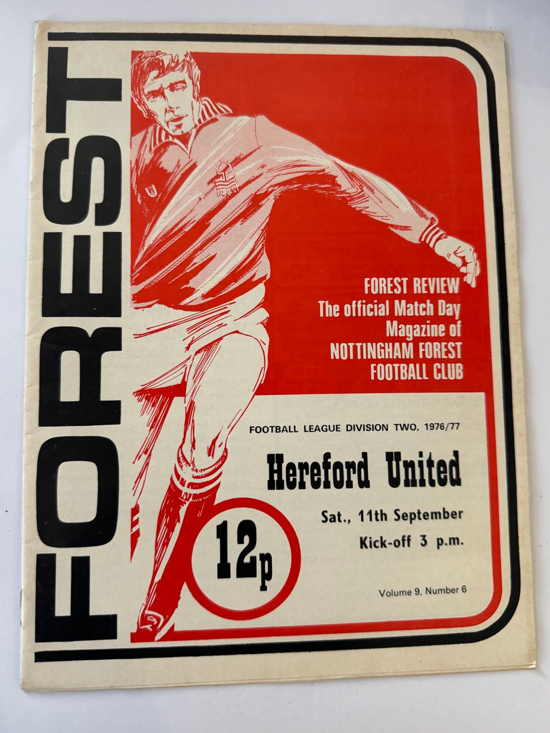 Nottingham Forest v Hereford United - 11/9/76