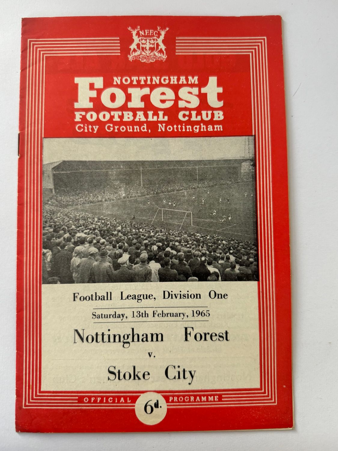 Nottingham Forest v Stoke City - 13/2/65