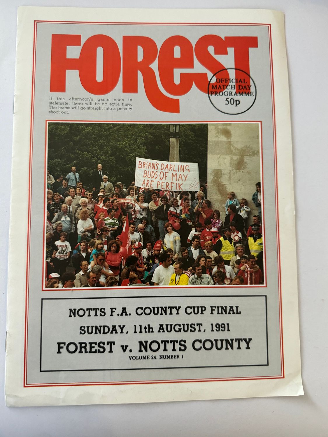 Nottingham Forest v Notts County - 11/8/91