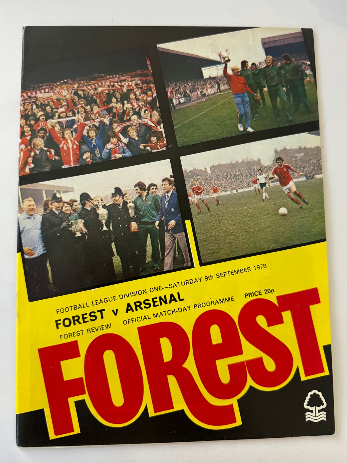 Nottingham Forest v Arsenal - 9/9/78