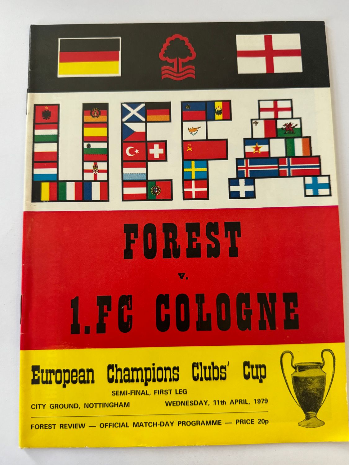 Nottingham Forest v FC Cologne - 11/4/79