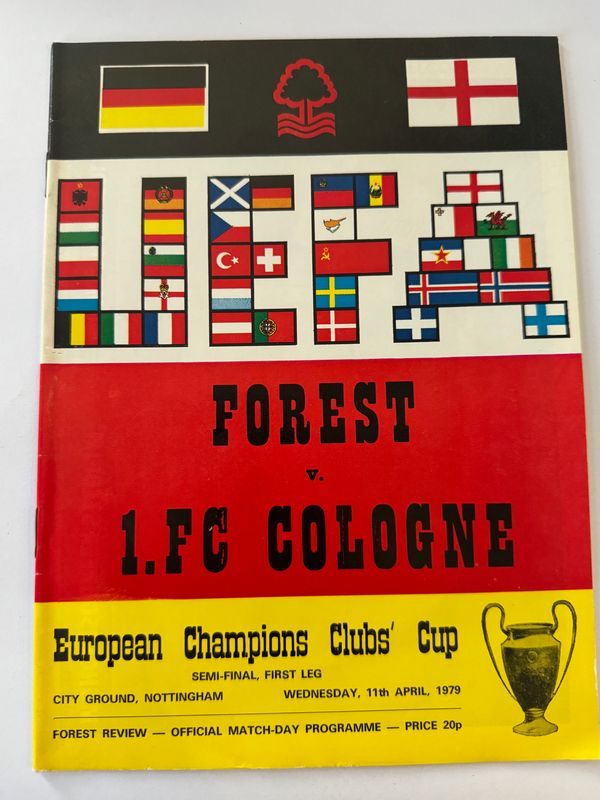 Nottingham Forest v FC Cologne - 11/4/79