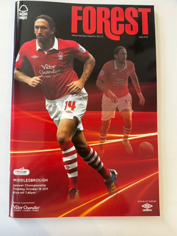 Nottingham Forest v Middlesbrough - 15/10/11