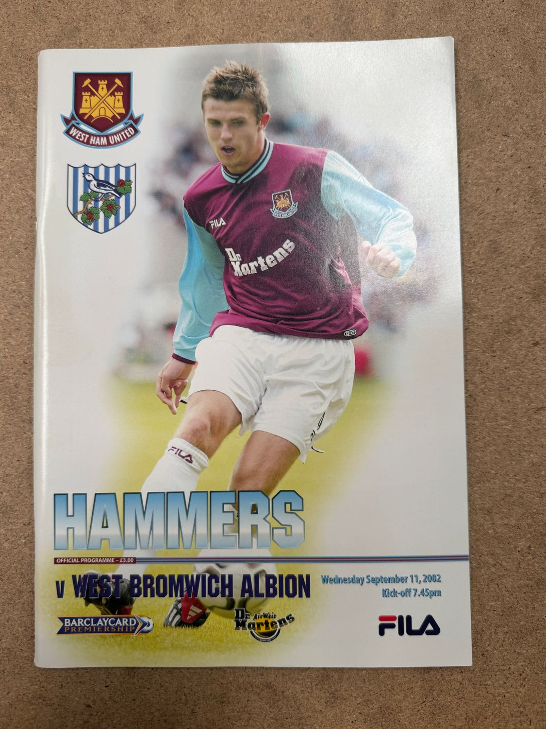 West Ham United v  WBA - 11/9/02