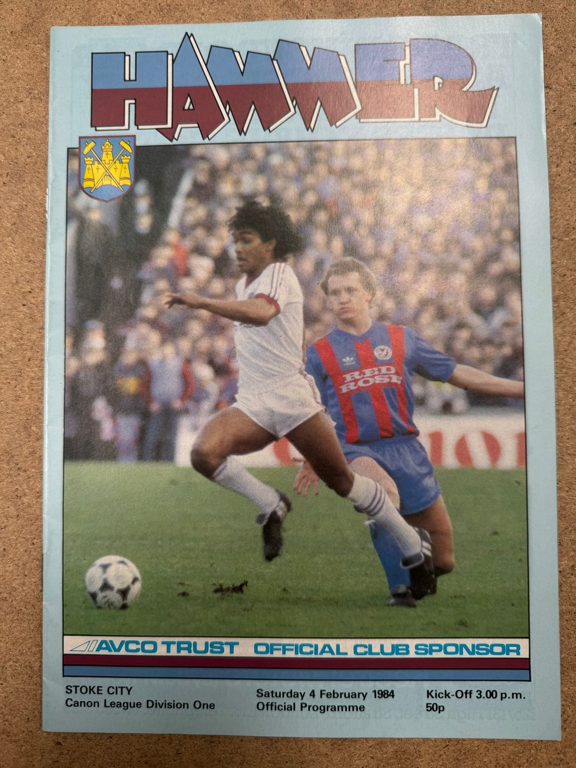 West Ham United v  Stoke City - 4/2/84