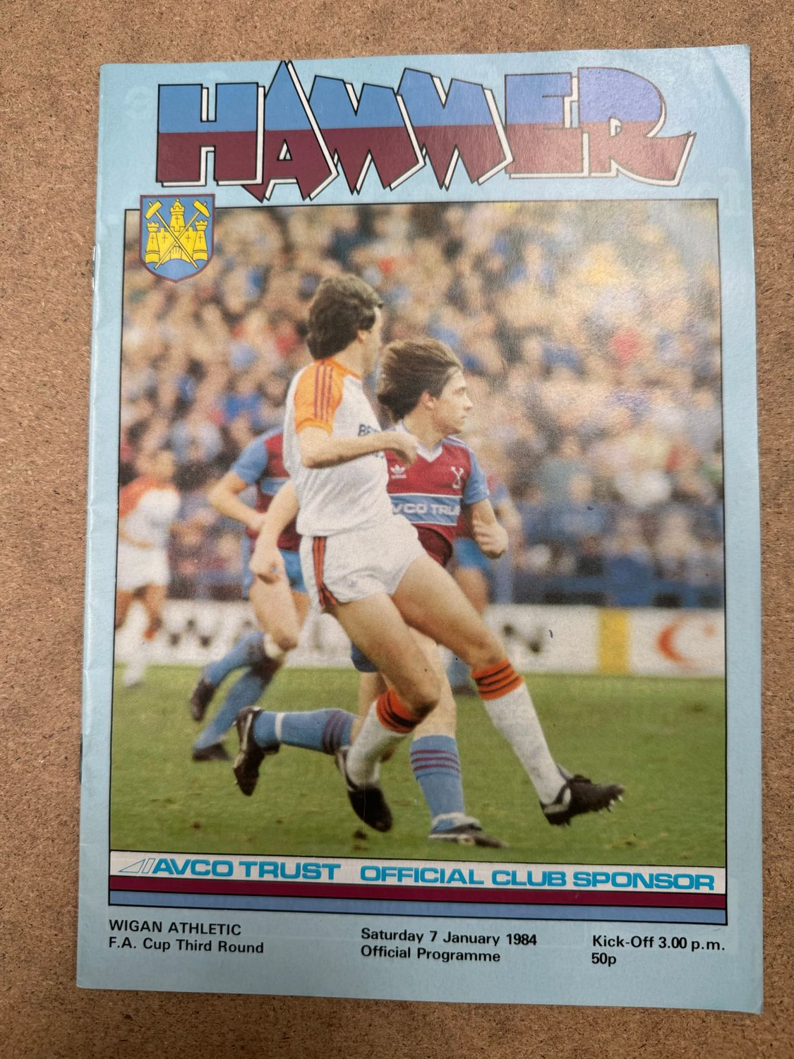 West Ham United v  Wigan Athletic - 7/1/84