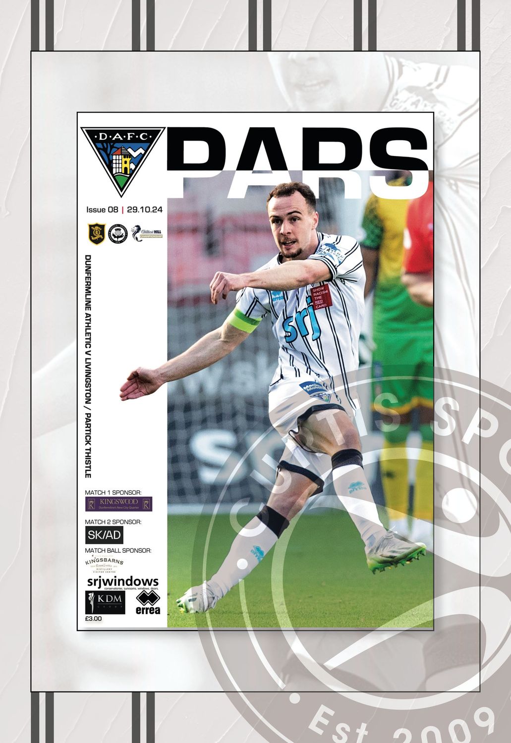 Dunfermline Athletic v Livingston / Partick Thistle 2-IN-1 - Oct 24