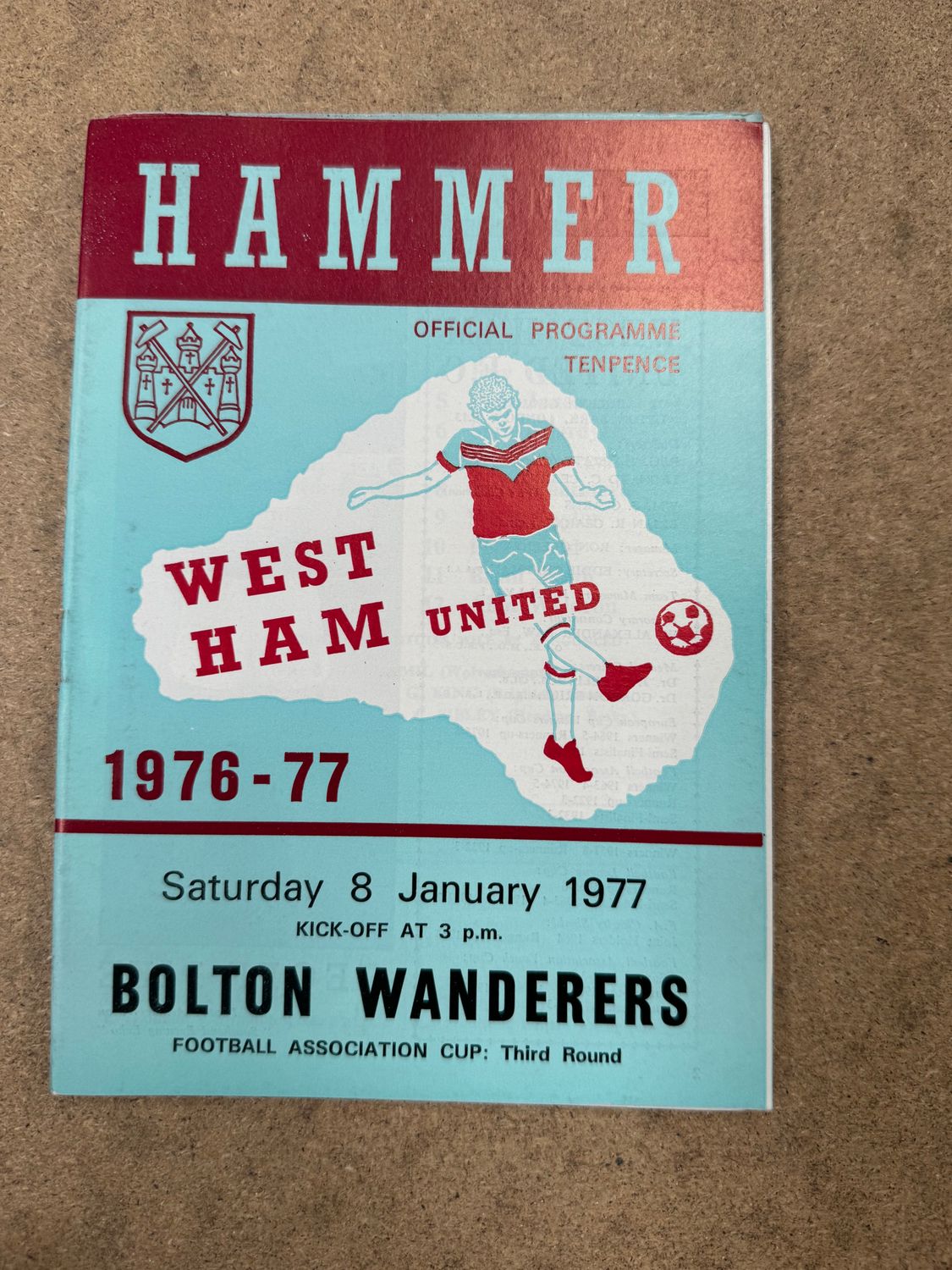 West Ham United v  Bolton Wanderers - 8/1/77