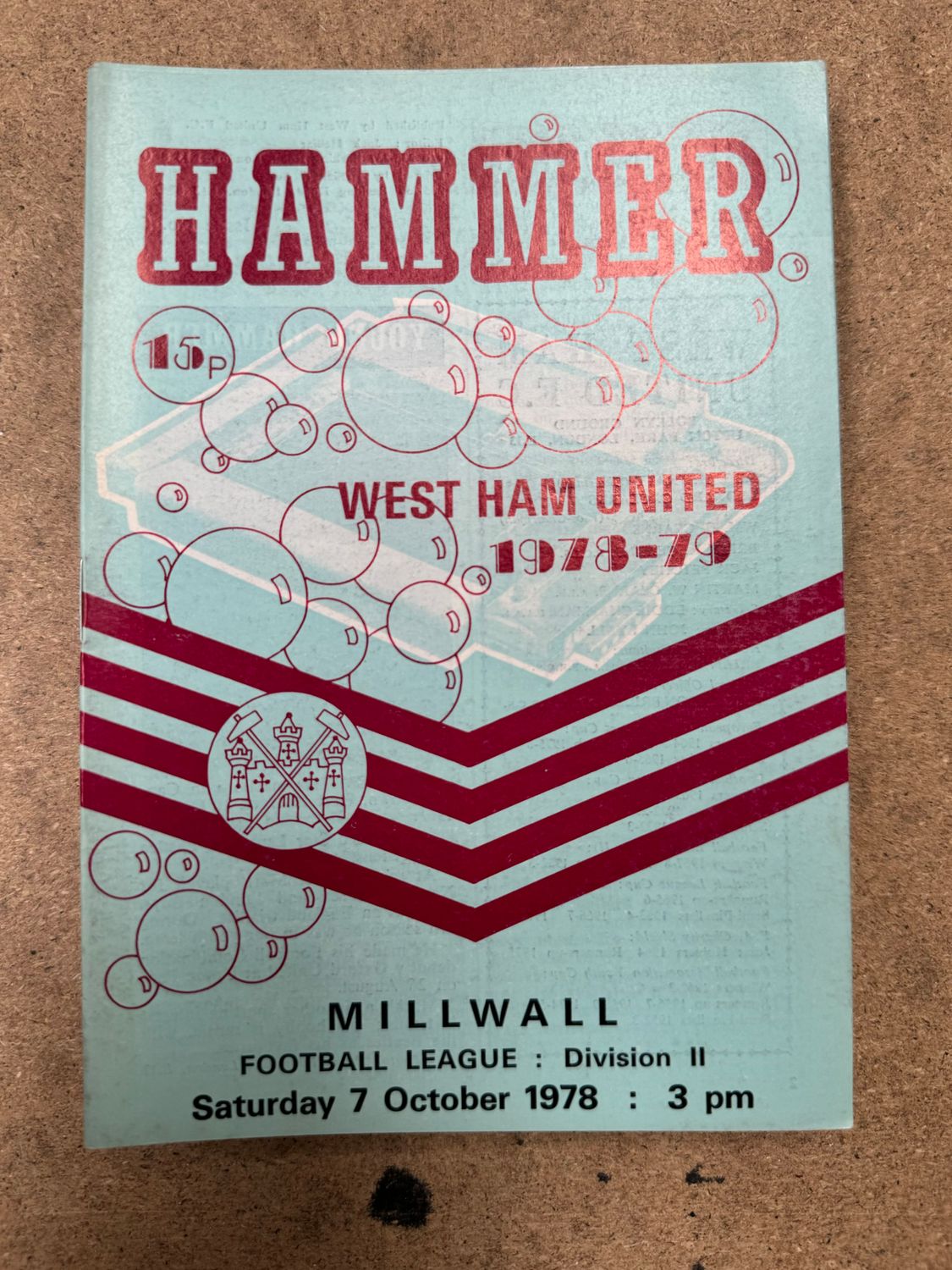 West Ham United v  Millwall - 7/10/78