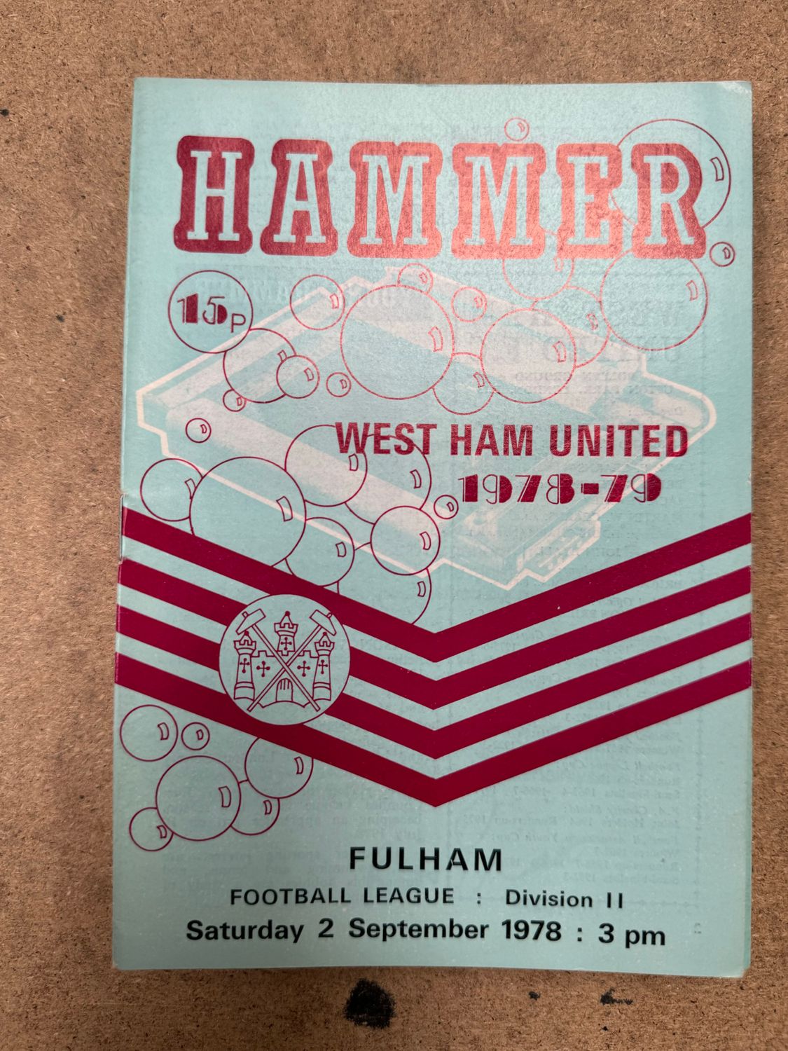 West Ham United v  Fulham - 2/9/78