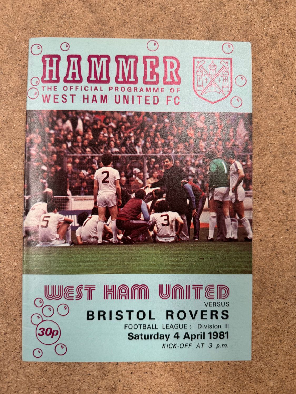 West Ham United v  Bristol Rovers - 4/4/81