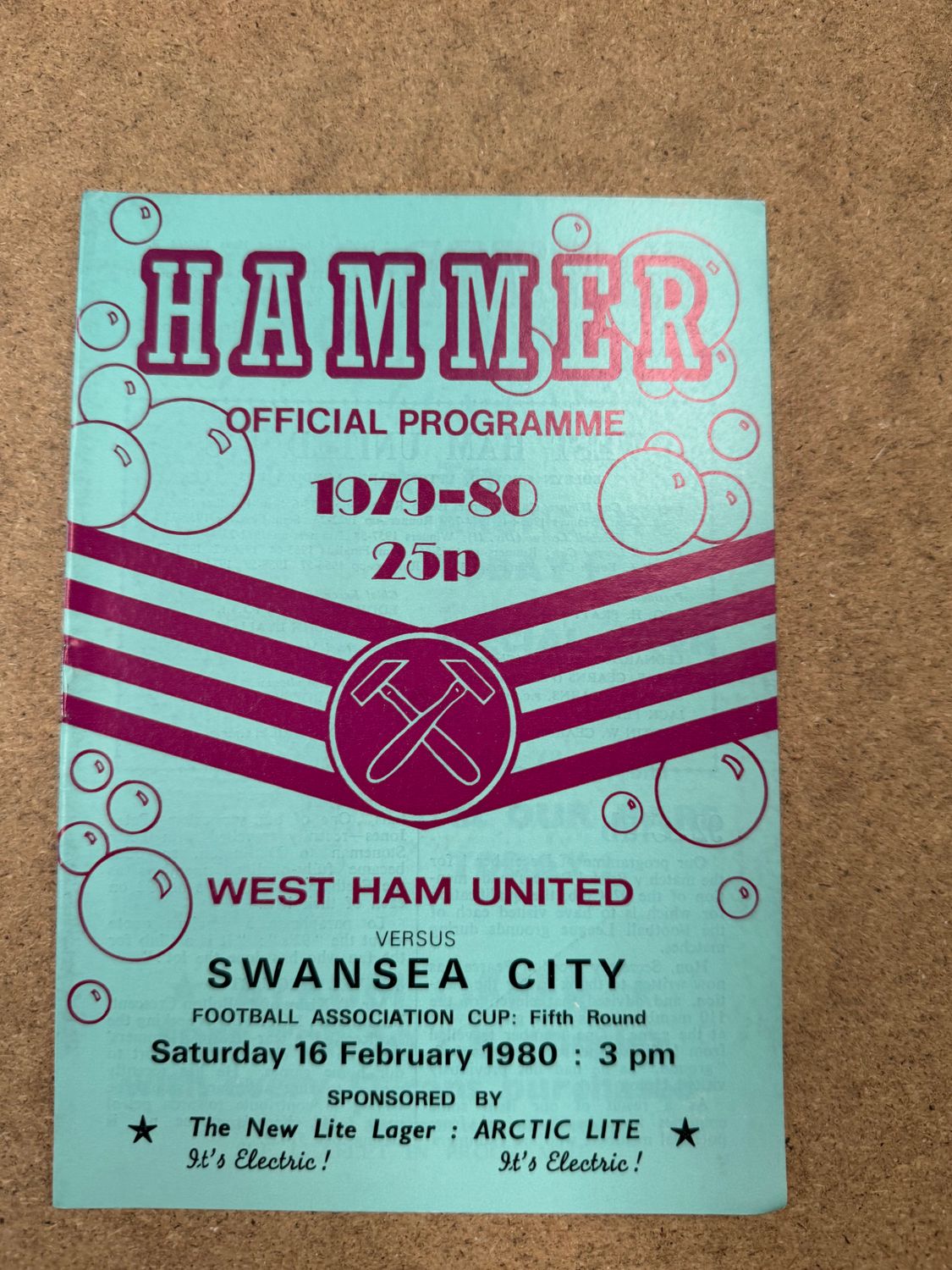 West Ham United v  Swansea City - 16/2/80