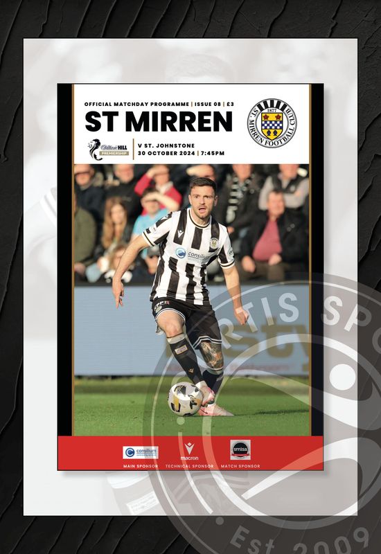 St Mirren v St Johnstone - 30/10/24