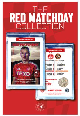 THE RED MATCHDAY COLLECTION - #9 v Dundee United
