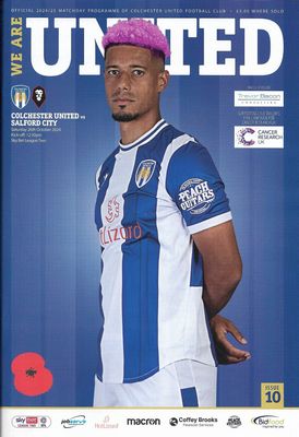 Colchester United v Salford City - 26/10/24