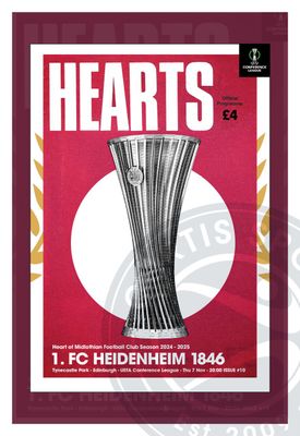 Heart of Midlothian v Heidenheim - 07/11/24