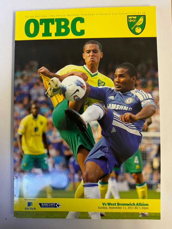 Norwich City v WBA - 11/9/11