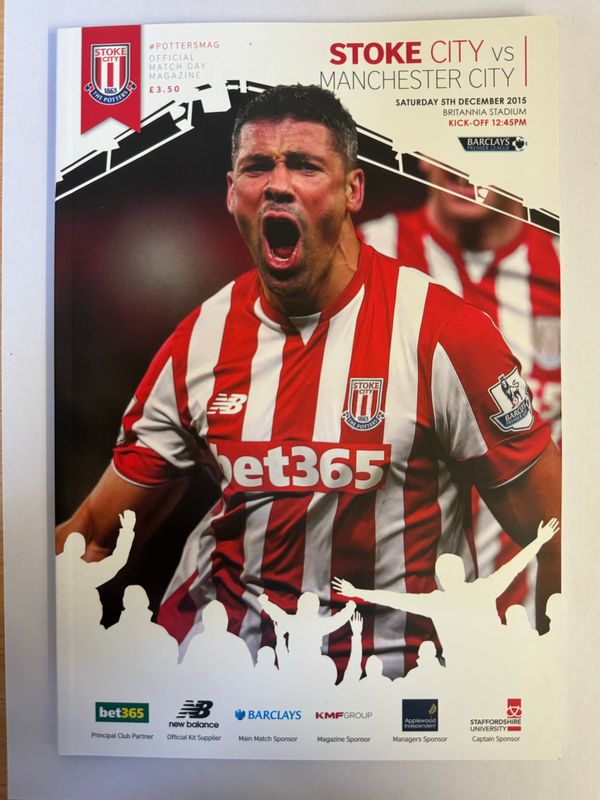 Stoke City v  Manchester City - 5/12/15