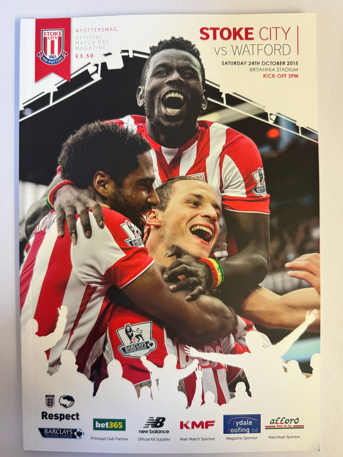 Stoke City v  Watford - 24/10/15