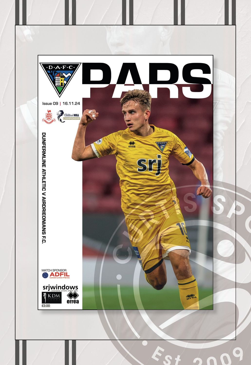 Dunfermline Athletic v Airdrieonians - 16/11/24