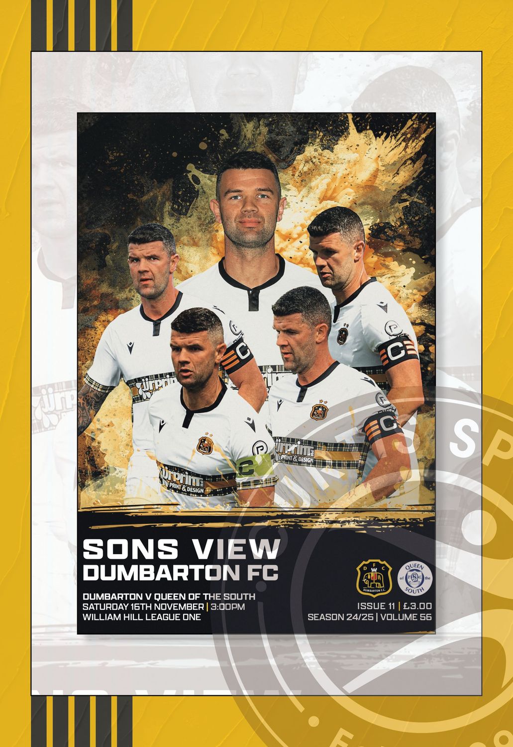 Dumbarton v Queen of the South - 16/11/24