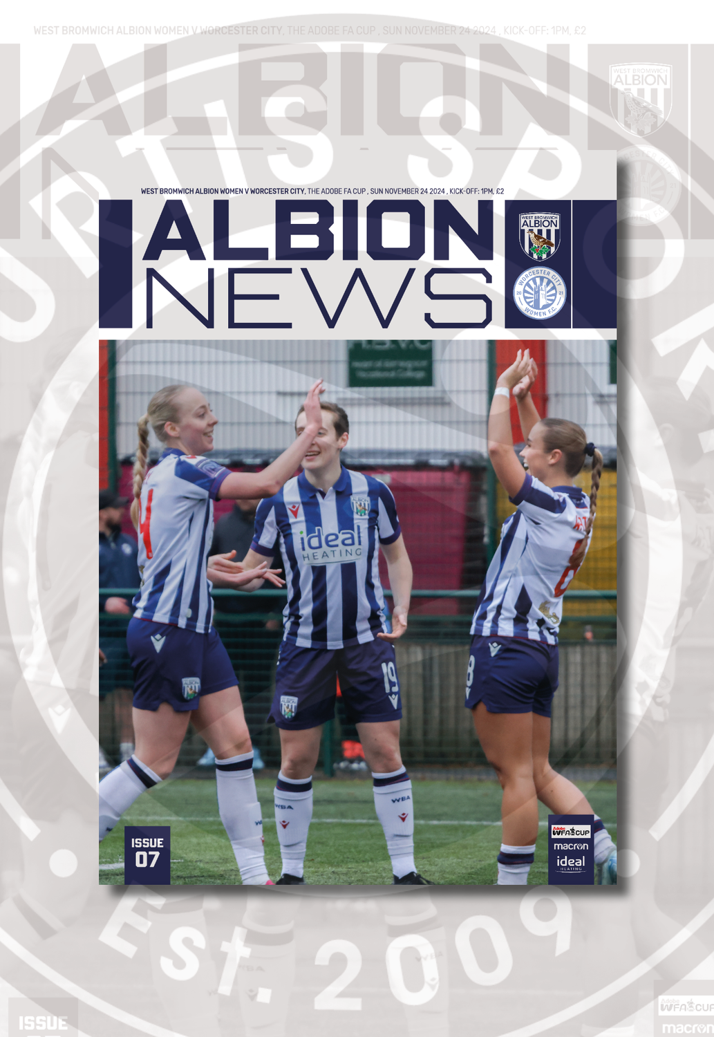 West Bromwich Albion Women v Worcester City Women  - 24/11/24