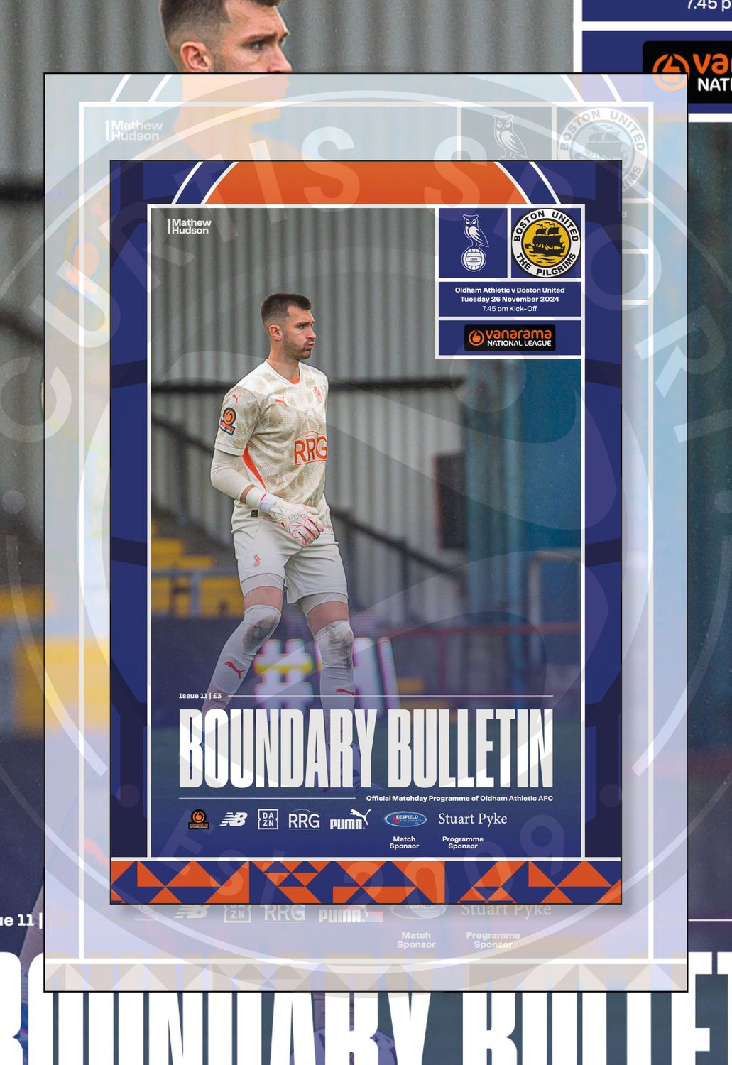 Oldham Athletic v Boston United - 26/11/24