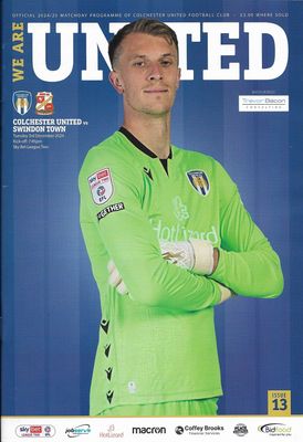 Colchester United v Swindon Town - 03/12/24