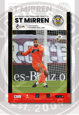 St Mirren v Motherwell - 07/12/24