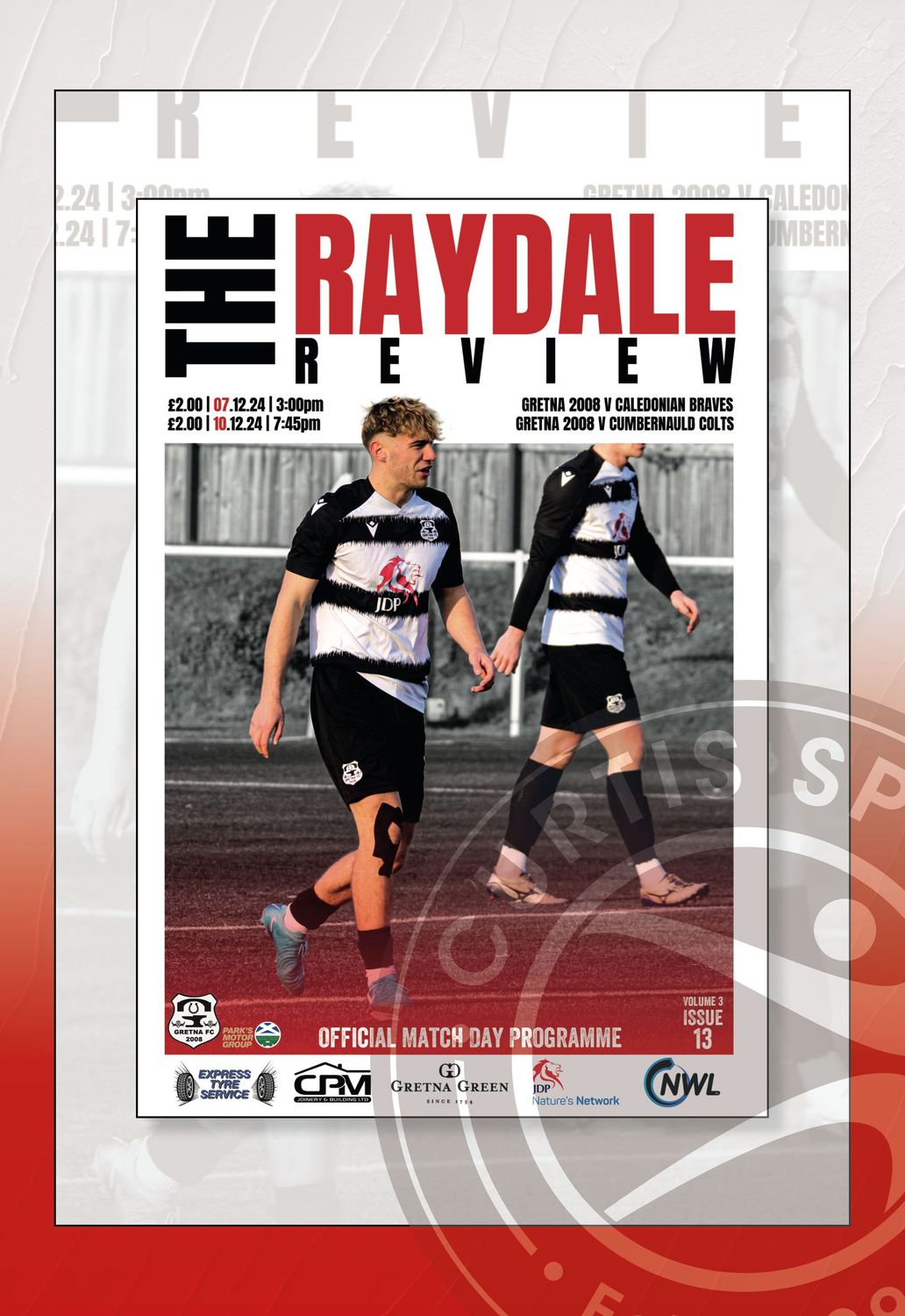 Gretna 2008 v Caledonian Braves / Cumbernauld Colts 2-IN-1 - Dec '24
